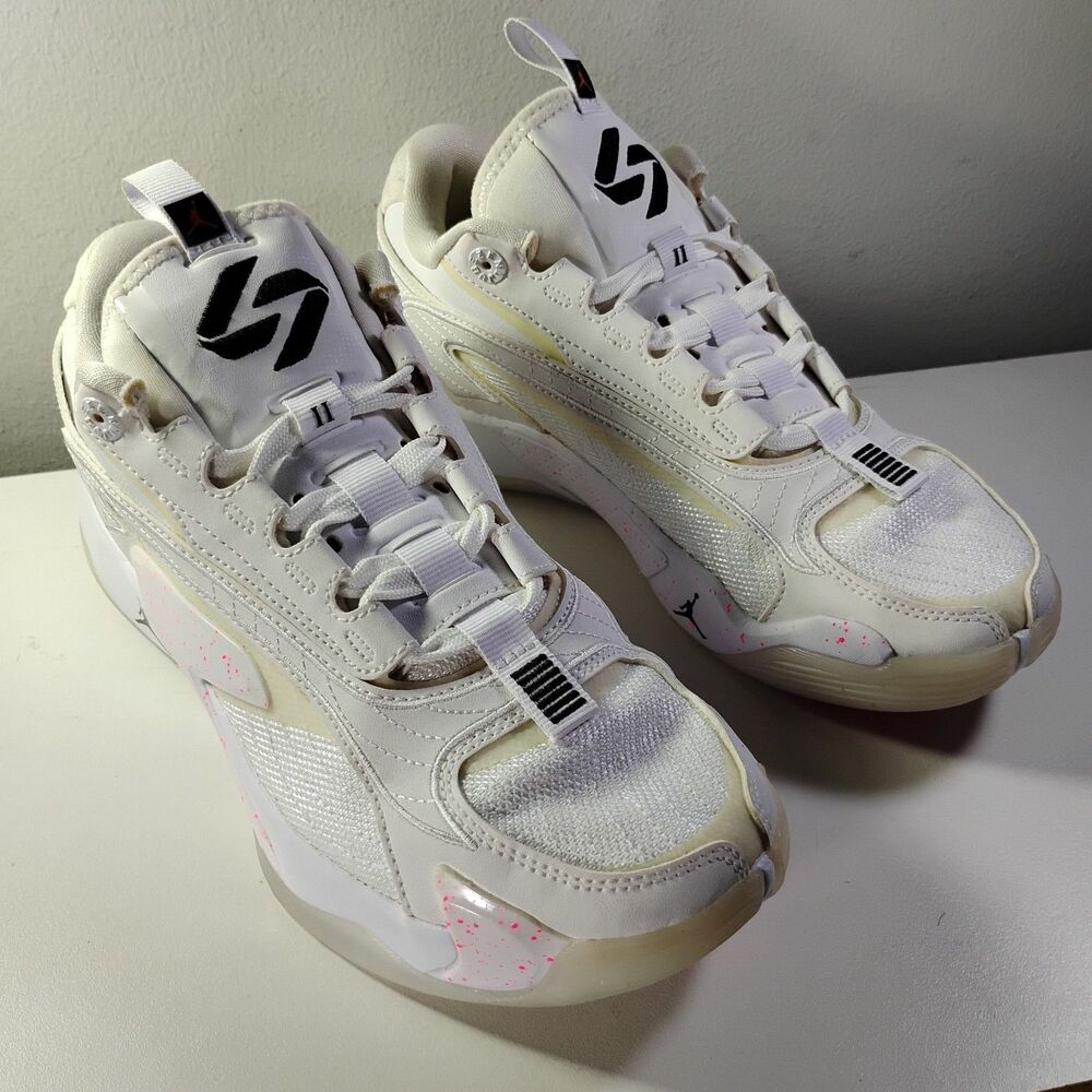 Air Jordan Luka 2 GS Sneaker Youth 6.5Y White Hyper Pink Basketball Shoes